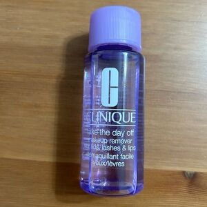 Clinique take the day off make up remover for lids, lashes, & lips travel size